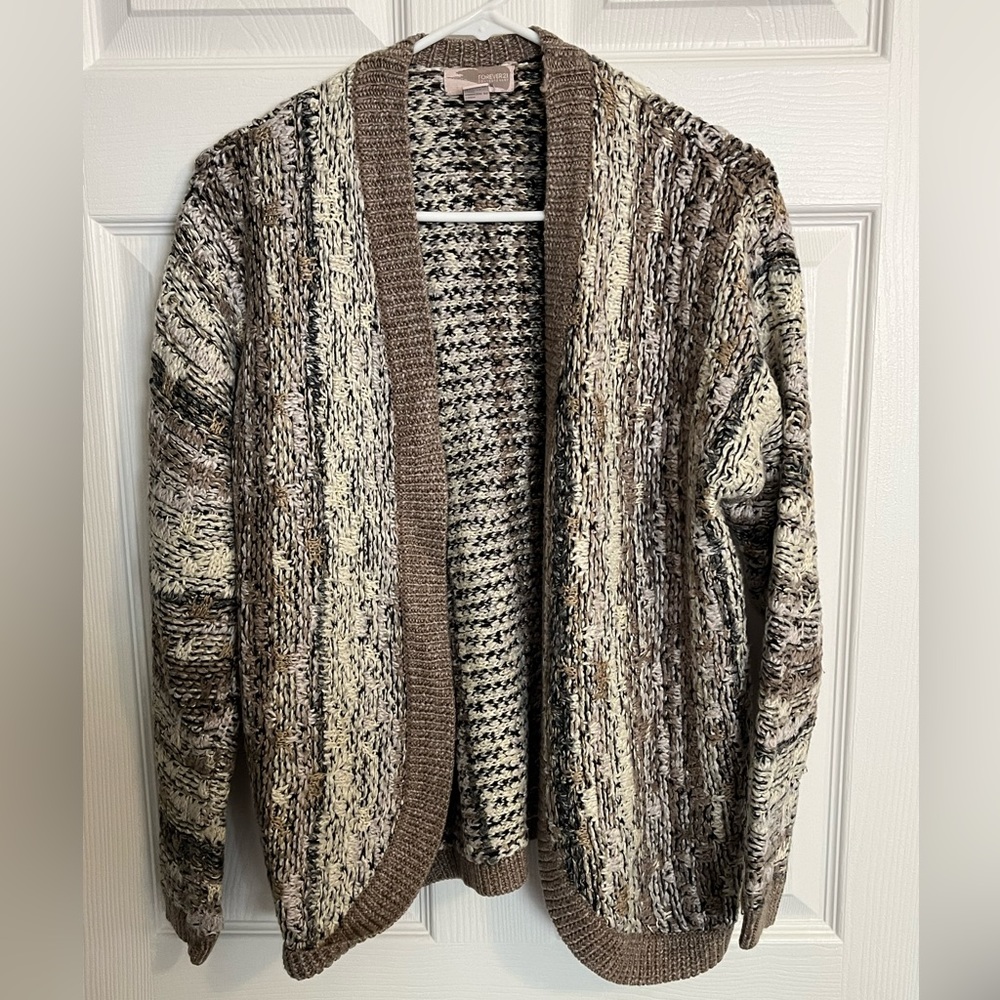 Forever 21 open front cardigan
